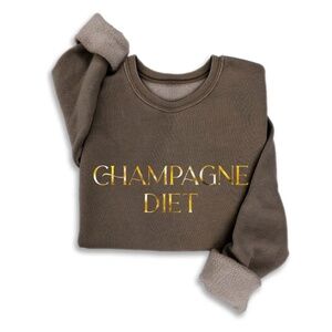 HRT & LUV Champagne Diet Sweatshirt
